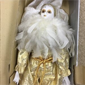 SILVESTRI Jester Porcelain Doll